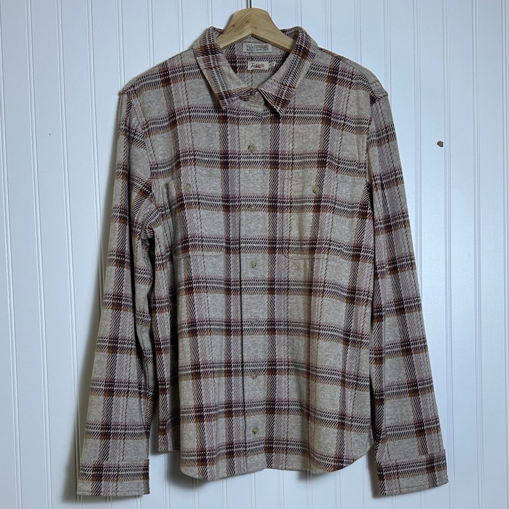 Faherty Legend™ Classic Sweater Shirt - Cranberry Haze XXL Button Down Classic. - Picture 4 of 11